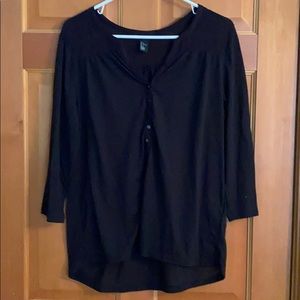 H&M black mid length shirt